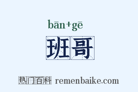 班哥是什么意思的图片